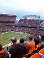 Looking at The Dawg Pound From Upper Deck.jpg