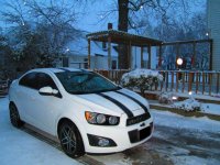 My Sonic and Xmas Lights Dusk.jpg
